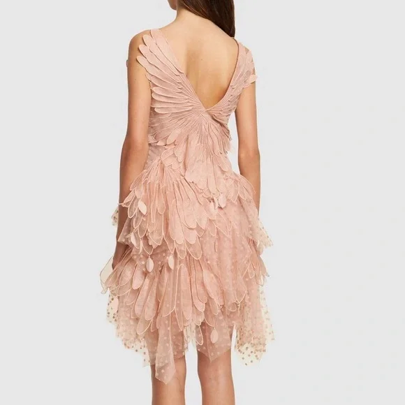 ✨Exclusive Zimmermann Dancer Rhythmic Flocked Tulle Mini Dress US6 - Picture 3 of 12